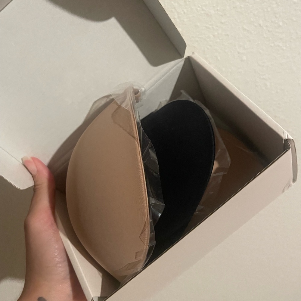 Beige and Black Bra adhesivo